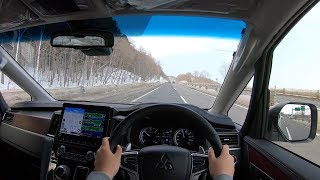 【Test Drive】2019 New MITSUBISHI DELICA D5 Diesel 4WD - POV City & HighWay Drive