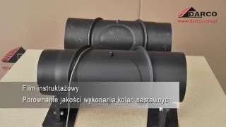 Черные стальные дымоходные трубы Darco. Испытание на жаропрочность
