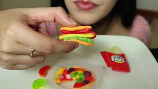 mukbang ガンミ Gummi lunch PIZZA - FRIES - HOT DOG - SODA (ASMR)
