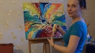 Intuitive painting. Акрил. Алена Островская. Живопись.
