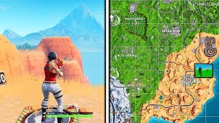 "OBTENIR UN SCORE D'AU MOINS 5 POINTS OU PLUS AU STAND DE TIR A L'EST DE PARADISE PALMS sur FORTNITE
