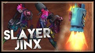 Slayer Jinx - Skin Spotlight - League of Legends LoL Jinx Skin