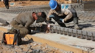 Установка конструкций  HCJ  Cosinus Slide    для эффективной защиты швов в промышленных полах