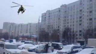 В Королёве упал вертолет!