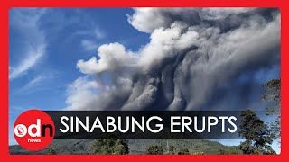 Deadly Mount Sinabung Volcano Spews Hot Ash and Smoke into the Air