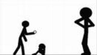 Stick figure TV Channel 2