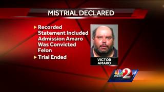 Mistrial declared in Warlocks shooting trial of Victor Amaro