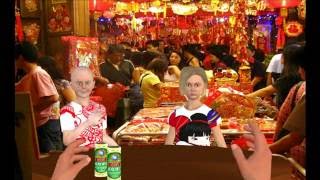 Путешествие Мистера Макса и Мисс Кэти в Пекине Прикол с пекинской уткой в ресторане #4   Beijing #4