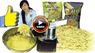 Máquina Para Papas Al Hilo 2019 (O CORTADORA INDUSTRIAL ELÉCTRICA) Para Picar ¿COMO HACER? /Perú