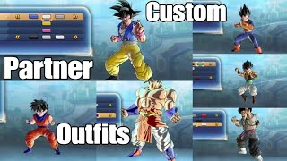 Dragon Ball Xenoverse 2|Custom Partner Customization Outfit References