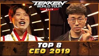 Tekken 7 - CEO 2019 - TOP 8 feat. JDCR, Chanel, Kkokkoma, Knee