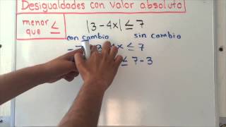 Desigualdades con valor absoluto | Ejercicio 1