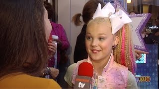 JoJo Siwa does the Dab, talks Miley Cyrus, Meghan Trainor, Maddie/Mackenzie Leaving the Show