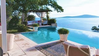 BODRUM GÜNDOĞANDA SATILIK DENİZ MANZARALI HAVUZLU MÜSTAKİL LÜX VİLLA