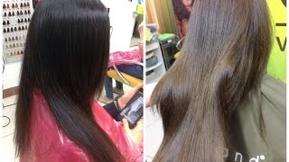 Декапирование и последующая коррекция цвета волос