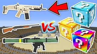 SİLAHLI ŞANS BLOKLARI - Minecraft