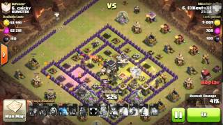 [CoC 3Stars TH9]#3 Let me teach you how to play(GoLaLoon)