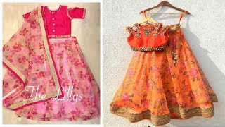 Kid's Organza lehenga Designs