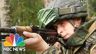 Russian Military Drills Feared To Be Biggest Since Cold War | NBC News
