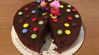 La Cucina di Mammina: Torta al cioccolato di Peppa Pig!