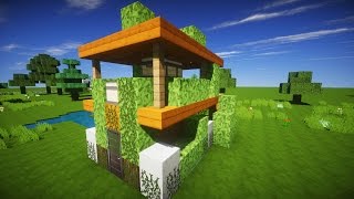 СТАРТОВЫЙ ДОМ В MINECRAFT 3x3 Два этажа