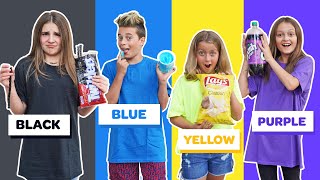 Last to STOP Eating Their COLOR Food WINS $10,000 Challenge *BAD IDEA* ????| Piper Rockelle