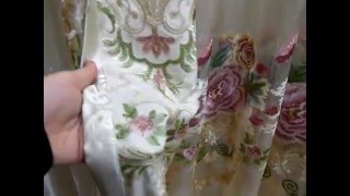 шторы на люверсах для зала, спальни
