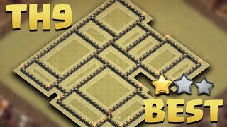 Town Hall 9 (TH9 Tested in 15 Wars) BEST WAR BASE 2016 AnTi 3 Star [AnTi All Combo] + Replays