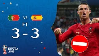 PORTUGAL 3-3 ESPAGNE ! RONALDO CONDAMNE A 2 ANS DE PRISON ! #LN