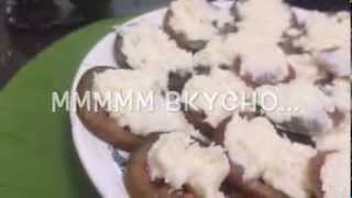 Помидоры "кумато" с сыром и чесноком