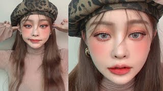 가을에 하는 분위기 있는 핑크브라운 메이크업? pinkbrown makeup