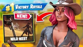 *NEW* WILD WEST Mode Livestream in Fortnite Battle Royale #Ad