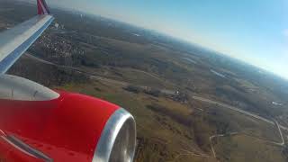 Руление и взлёт B737-800 глазами пассажира / Шереметьево 24 L