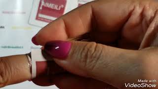 Removing Glitter Using Acetone Prep Pads- Aimeili Gel Polish