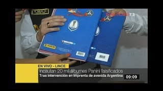 PNP incauta 20 mil álbumes Panini falsificados