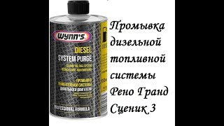 Промывка дизельных форсунок Рено Сценик 3/ Меган 3 1.5 DCI Winns/ Cleaning the diesel injectors