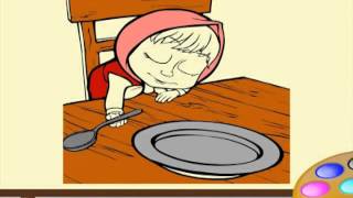 Раскраска онлайн из мультфильма Маша и Медведь. Masha and the Bear coloring