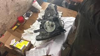 Замена лампочек ближнего света Lexus RX330, RX350 2006г