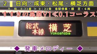 【旧放送】〈JR総武本線〉八街駅 最終電車 放送集 【房総新標準型放送】