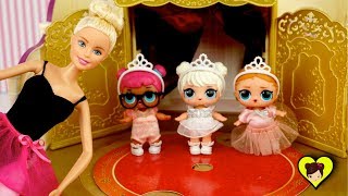 Las Bebes LOL Surprise Son Bailarinas de Ballet con Barbie - Historias con Juguetes