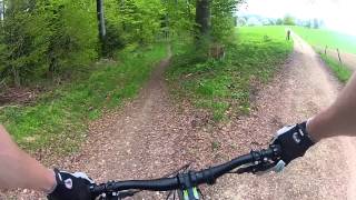 Mit dem Bike unterwegs in Magglingen