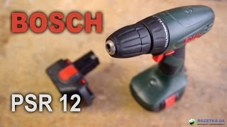 Обзор аккумуляторной дрели-шуруповерта Bosch PSR 12