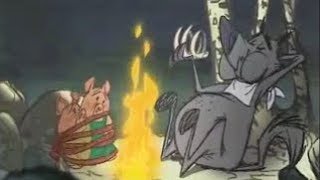 Wolf eats pig (ad)