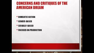 American dream denied
