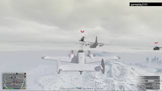 GTA V Сопроводить Titan до точки сброса на Mammoth Mogul в одиночку