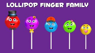 The Finger Family Lollipop Family Nursery Rhyme | Lollipop Finger Family Songs