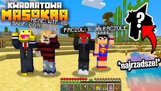 ZNALAZŁEM NAJRZADSZY PRZEDMIOT NA KWADRATOWEJ! ? (Minecraft Kwadratowa Masakra SEZON 2)