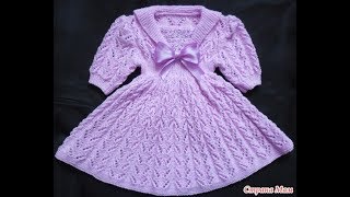 Вязаные Детские Платья Спицами - 2019 / Knitted Children's Dresses with Knitting Needles
