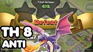 Clash of Clans Base TH 8 Anti 3 stars | farm | hybrid with bomb tower