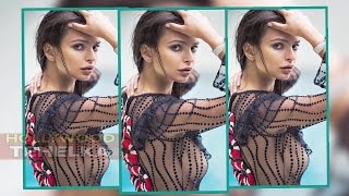 Emily Ratajkowski Exposes Extreme Side BOOB In Racy ES Magazine Shoot